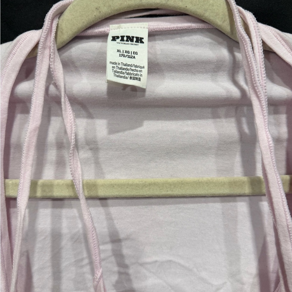 PINK Victoria's Secret Soft Pink Wrap Top - Picture 3 of 3